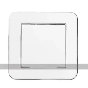 کلید و پریز لوکس متال سفید نقره‌ای ایران