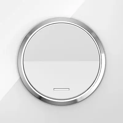 کلید و پریز ایران الکتریک مدل اسپادانا سفید زه نقره ای