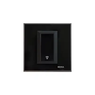 کلید و پریز ویرا مدل پرو مشکی با زه مشکی