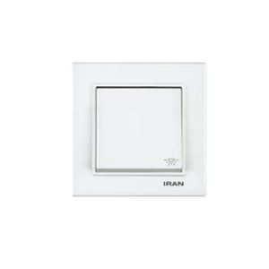 کلید و پریز ایران مدل برلیان سفید