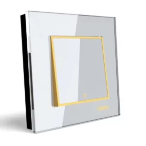 کلید و پریز ویرا مدل امگا سفید طلا سفید