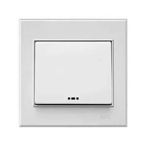 کلید و پریز آسیا الکتریک مدل اریک سفید