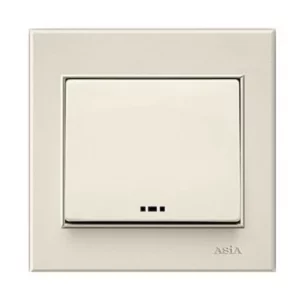 کلید و پریز آسیا الکتریک مدل اریک صدفی