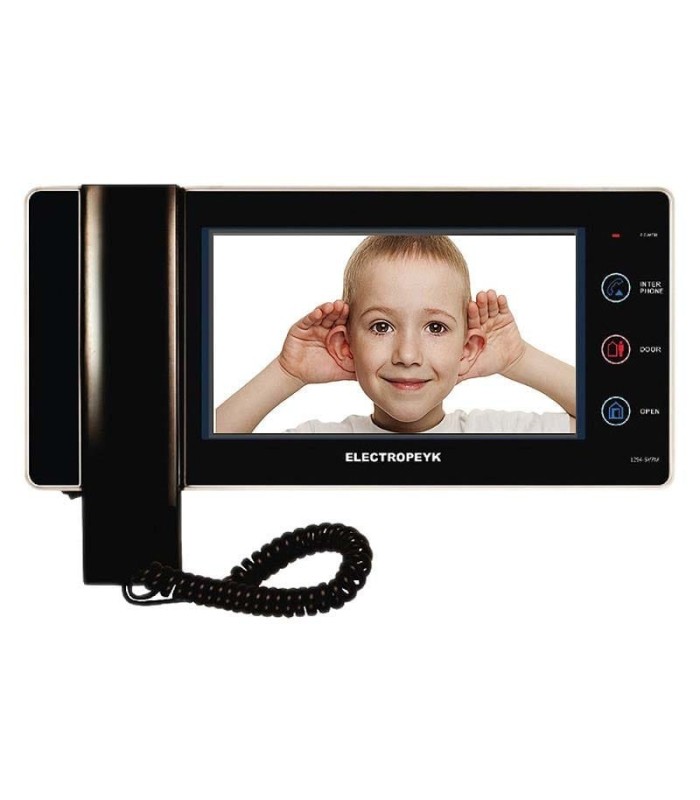 آیفون تصویری الکتروپیک 1294 با حافظه 7 اینچی کلید لمسی ارتباط با نگهبانی