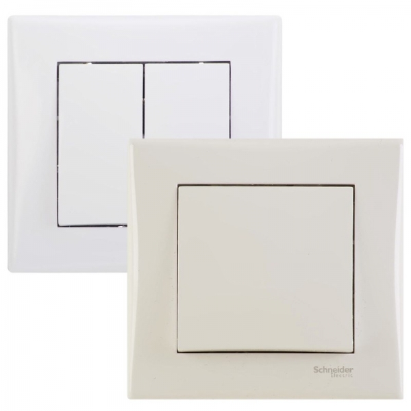 کلید و پریز اشنایدر  مدل سدنا سفید و کرم