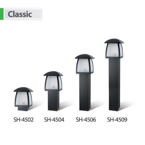 چراغ ایستاده حیاطی کلاسیک