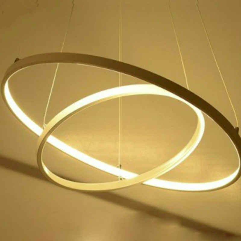 لوستر دو طبقه گرد اس ام دی مدرن