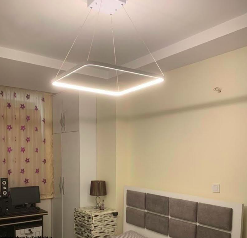 لوستر یک طبقه مربع اس ام دی مدرن