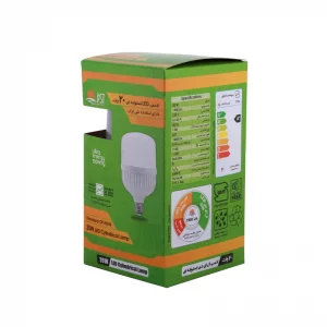 لامپ ال ای دی استوانه ای 20 وات پارس شعاع توس