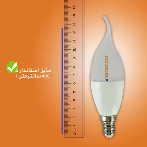 لامپ ال ای دی اشکی 5 وات نمانور
