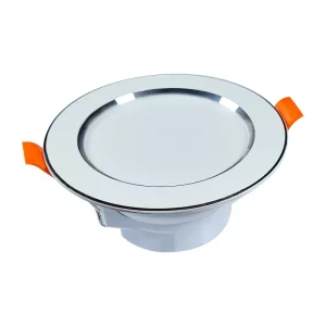 پنل بک لایت لوکس ۸ وات  دور نقره ای