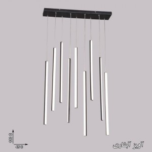 آویز  ال ای دی مدرن آبشاری