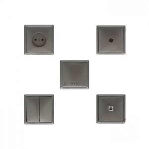 کلید و پریز مدل ارس متالیک مهسان