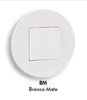 کلید و پریز رنگ سفید سری QUADRO 45 مدل گرد