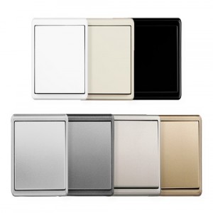 کلید و پریز ایفاپل سری APOLO 5000 مدل استاندارد رنگ سفید