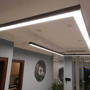 چراغ خطی لاینر روکار R5 عرض 45 میلی متر عمق 20 میلی متر