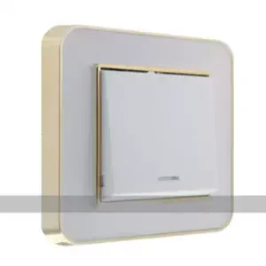 کلید و پریز ارس متال سفید طلایی ایران