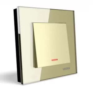 کلید و پریز ویرا مدل کریستال بژ