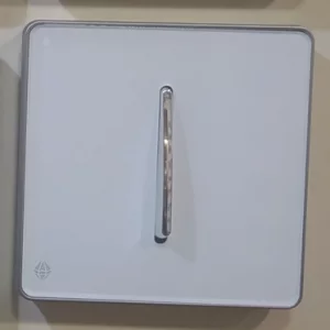 کلید تک پل آسیا مدل یاقوت سفید نقره ای