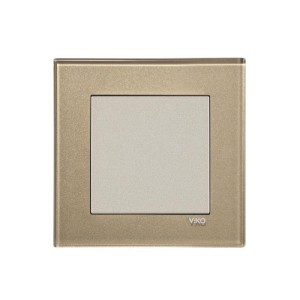 کلید و پریز ویکو کادر شیشه ای Artline ( بژ )