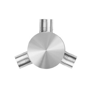 چراغ دکوراتیو گرد سه طرفه لوله کوتاه