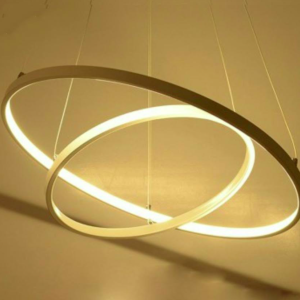 لوستر دو طبقه گرد اس ام دی مدرن