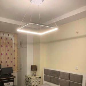 لوستر یک طبقه مربع اس ام دی مدرن