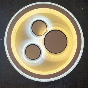 چراغ سقفی مدرن طرح کریستال کروی 01