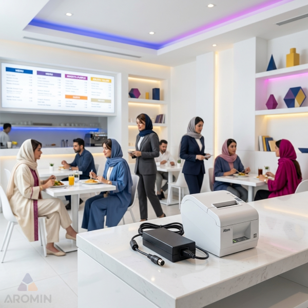 آداپتور 24 ولت2.5 آمپر پرینتر حرارتی و لیبل پرینتر