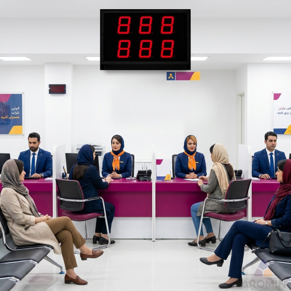 تابلو دو ردیفه اضافه فراخوان مشتری