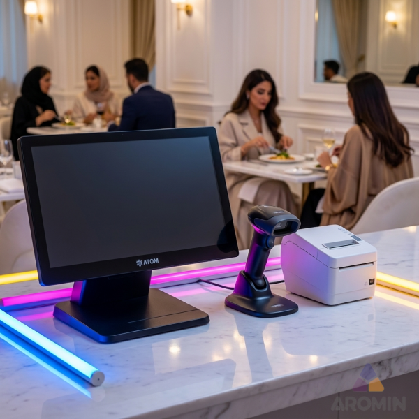 صندوق فروشگاهی لمسی اتم مدل Racal i5