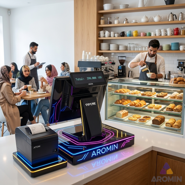 نمایشگر مشتری اسکار مدل Oscar Touch Pos PARKER OR EMINENT VFD