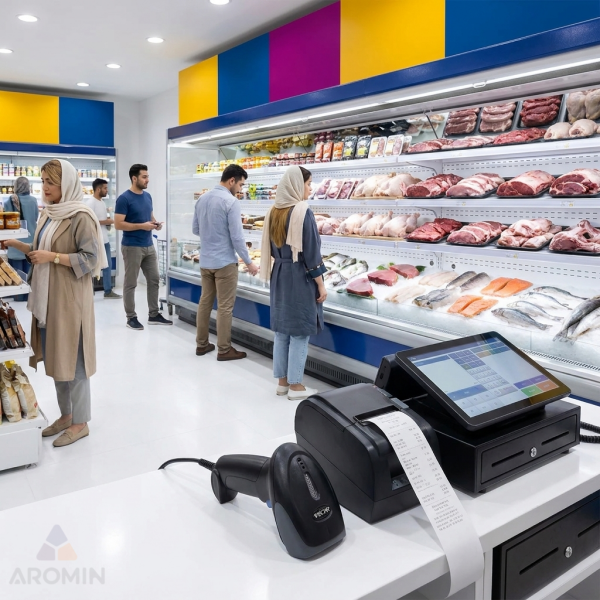 بارکدخوان باسیم Oscar مدل OS-60CBW | اسکنر بارکد یک‌بعدی سریع و دقیق