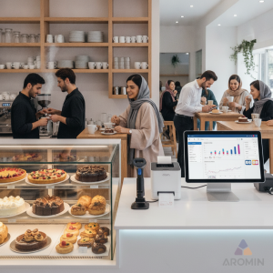 بارکد خوان دو بعدی اتم مدل Servo E به همراه پایه
