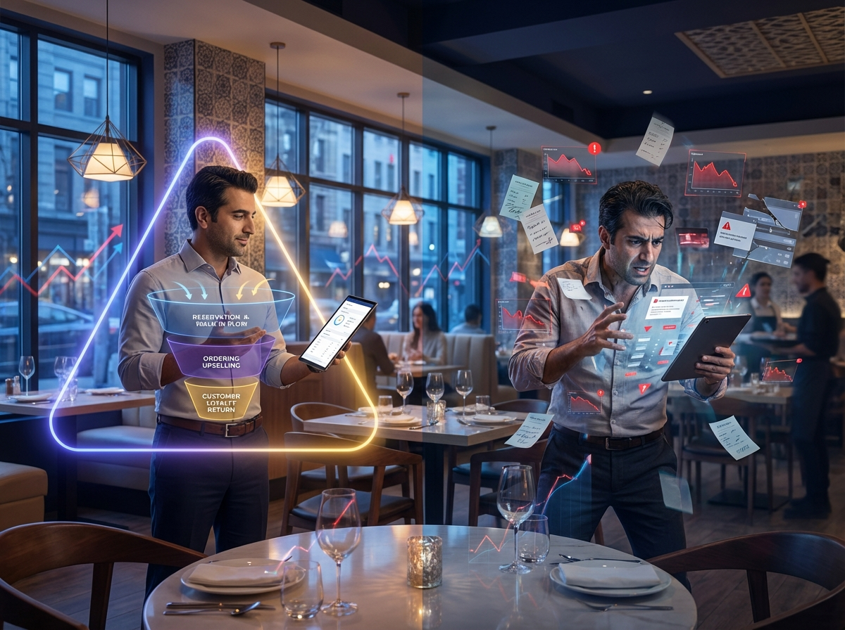 تفاوت مدیریت خرد با رهبری داده&zwnj;محور در رستوران