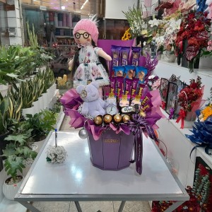 باکس عروسک روسی و خرگوش بنفش