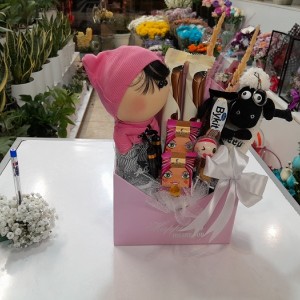 باکس هدیه عروسک روسی  وگوسفند ناقلا