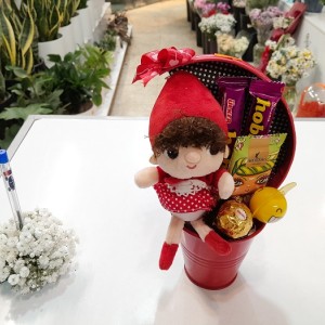 باکس هدیه عروسک دماغ دکمه ای