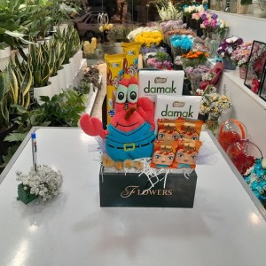 باکس هدیه آقای خرچنگ صورتی