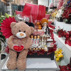 باکس لاکچری عروسک روسی و تدی