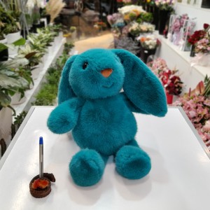 عروسک خرگوش آبی گوش دراز