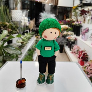 عروسک روسی پسر سبز