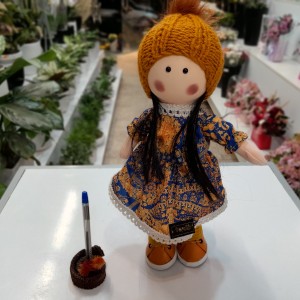 عروسک روسی دختر مسی