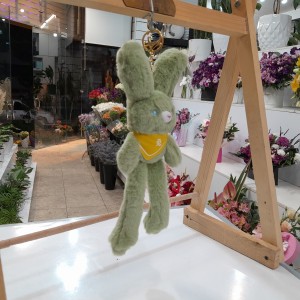 عروسک سرکلیدی خرگوش جادویی سبز