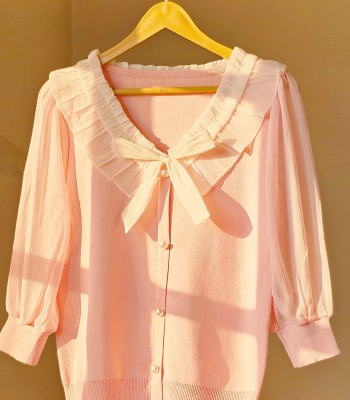 بافت پانیذ- بدون مروارید بر روی یقه( شارژ مجدد2)