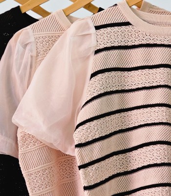 شومیز قلاب بافی حنانه