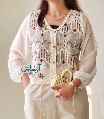 شومیز قلاب بافی آنیسا