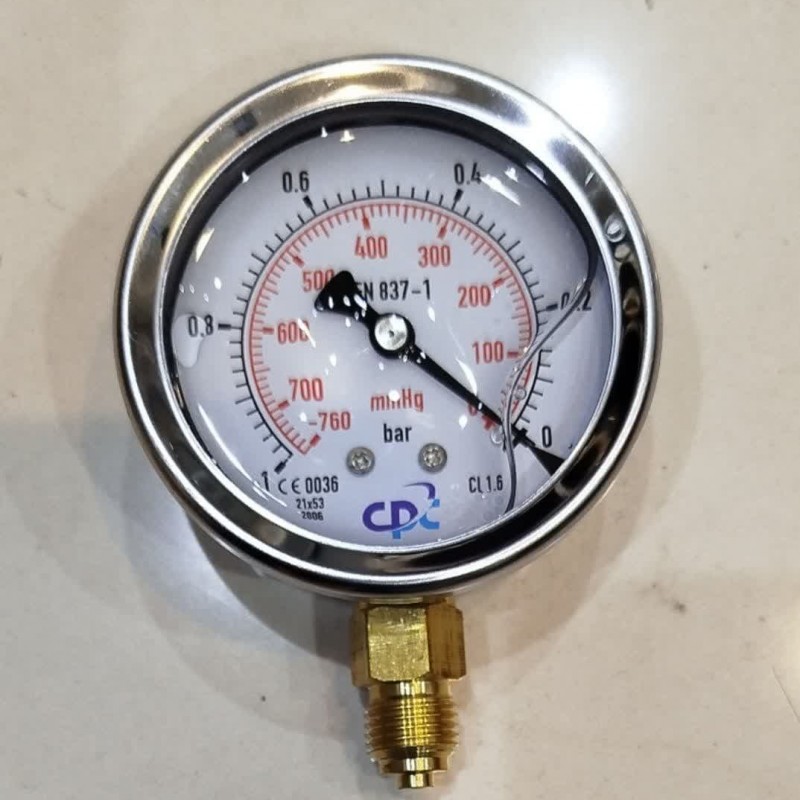 مانومتر  1- بار روغنی وکیوم عمودی صفحه 6سانت