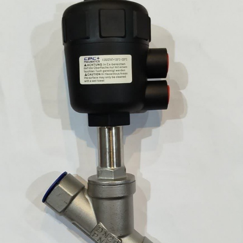 انگل ولو (شیر زاویه ای)3/4 کله پلاستیکی