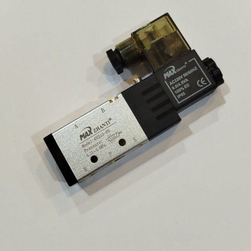 شیر برقی پنوماتیک مدل 4V210-08 مکس